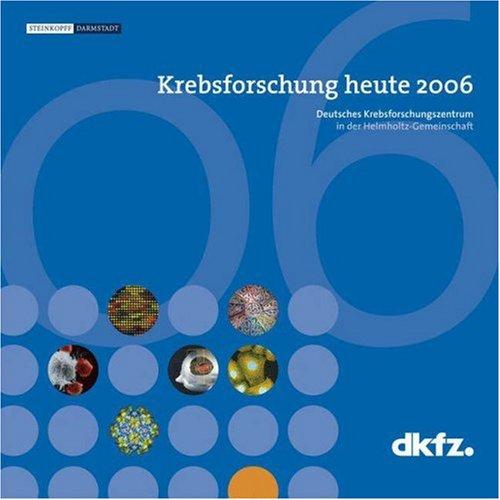 Cover for Krebsforschung heute 2006