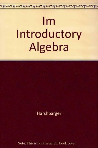 Cover for Im Introductory Algebra
