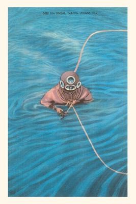 Cover for Vintage Journal Deep-Sea Diver, Tarpon Springs, Florida
