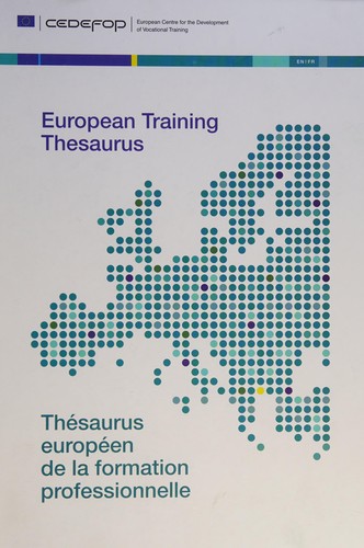 Cover for European training thesaurus =
