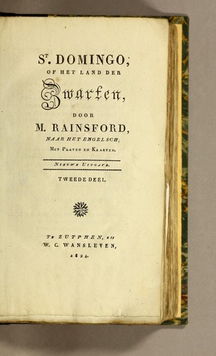 Cover for St. Domingo, of Het land der zwarten
