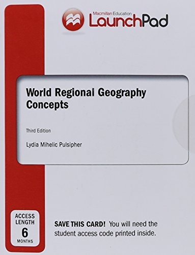 Cover for LaunchPad for Pulsipher's World Regional Geography Concepts (1-Term Access)