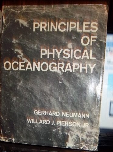 Cover for Principles of Physical Oceanography.