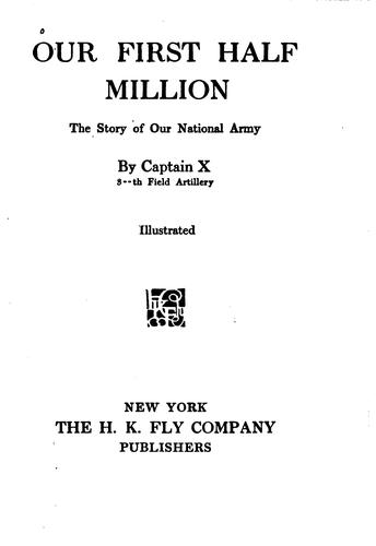 Cover for Our first half million