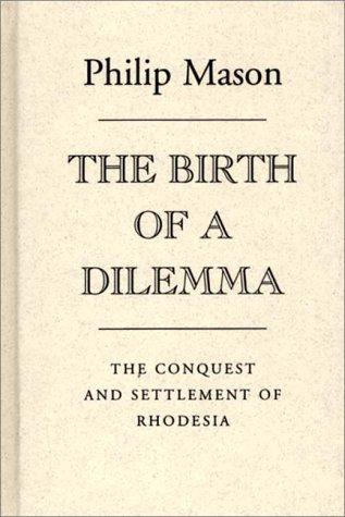 Cover for The birth of a dilemma