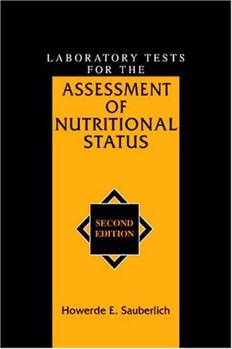 Cover for Laboratory tests for the assessment of nutritional status