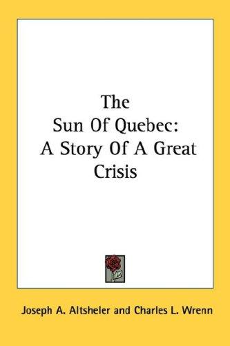 Cover for The Sun Of Quebec