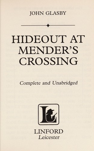 Cover for Hideout at Mender's Crossing