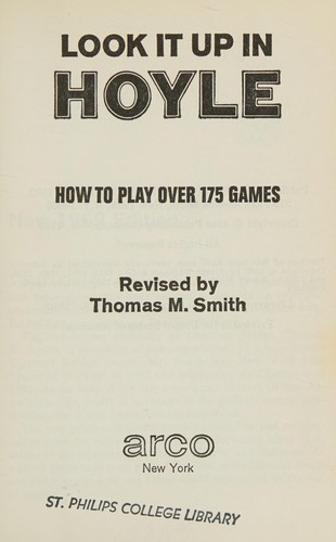 Cover for Look It Up in Hoyle