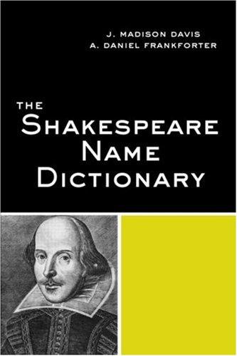 Cover for The Shakespeare Name Dictionary