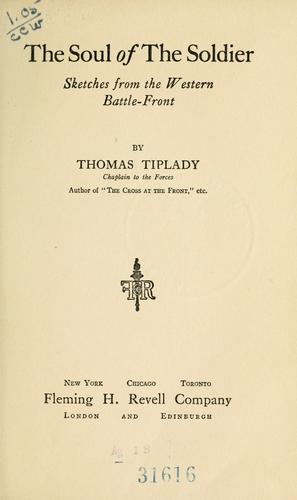 Cover for The soul of the soldier