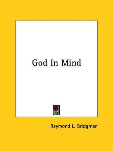 Cover for God In Mind