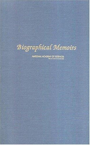 Cover for Biographical Memoirs: V.83 (<i>Biographical Memoirs:</i> A Series)