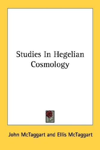 Cover for Studies In Hegelian Cosmology