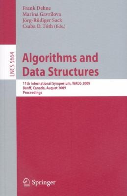 Cover for Algorithms and Data Structures
            
                Lecture Notes in Computer Science