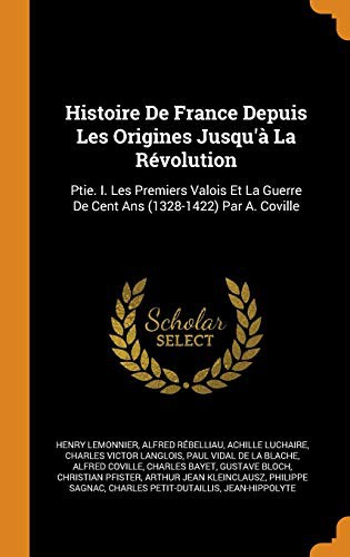 Cover for Histoire De France Depuis Les Origines Jusqu'à La Révolution