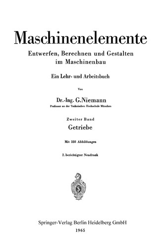 Cover for Maschinenelemente