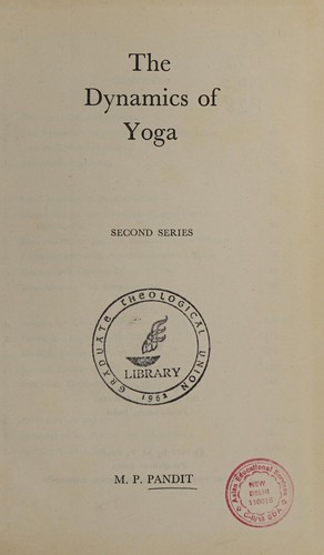 Cover for The dynamics of yoga