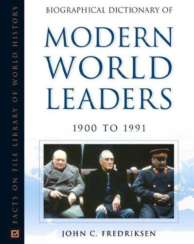 Cover for Biographical dictionary of modern world leaders