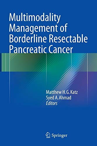 Cover for Multimodality Management of Borderline Resectable Pancreatic Cancer