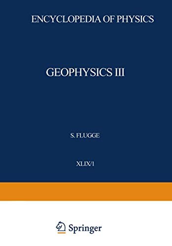 Cover for Geophysics III / Geophysik III
