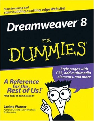Cover for Dreamweaver 8 For Dummies