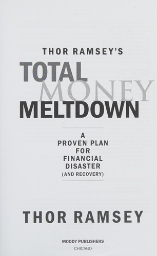 Cover for Thor Ramsey's total money meltdown