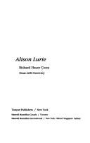 Cover for Alison Lurie
