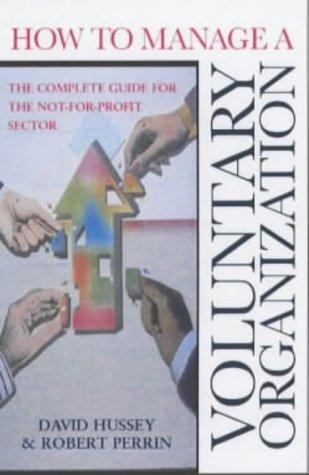 Cover for Ht Manage a Voluntary Organization