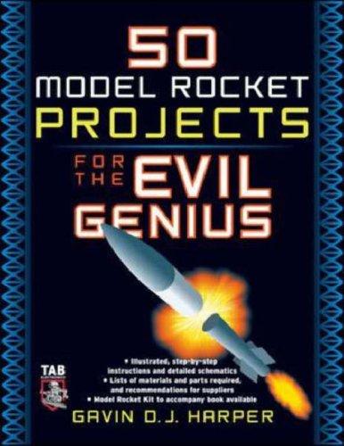 Cover for 50 Model Rocket Projects for the Evil Genius