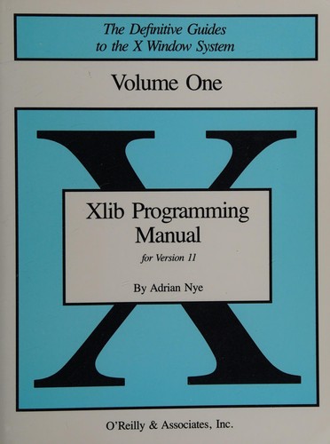 Cover for Xlib Programming Manual