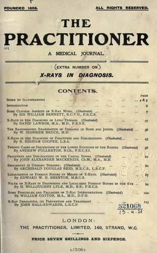 Cover for X-rays in diagnosis