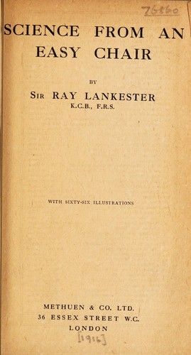 Cover for Science from an easy chair