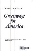 Cover for Greenways for America