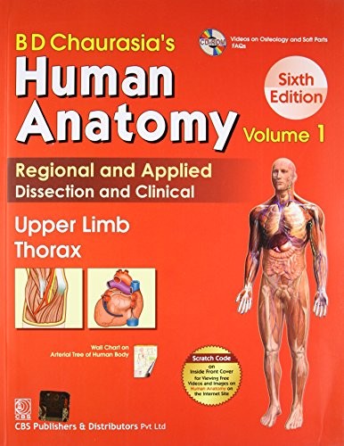 Cover for BD Chaurasia's Human Anatomy : Vol. 1