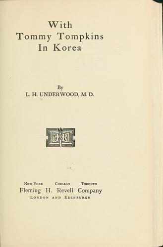 Cover for With Tommy Tompkins in Korea