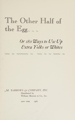 Cover for The other half of the egg