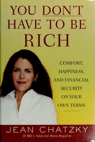 Cover for You don't have to be rich