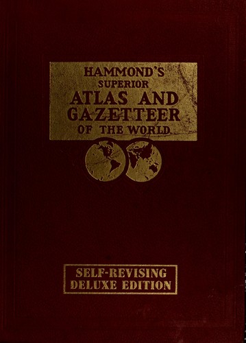 Cover for Hammond's superior atlas and gazetteer of the world