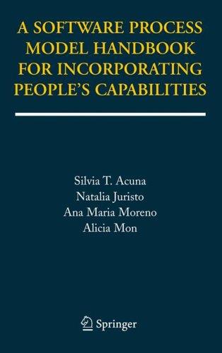 Cover for A Software process model handbook for incorporating people's capabilities
