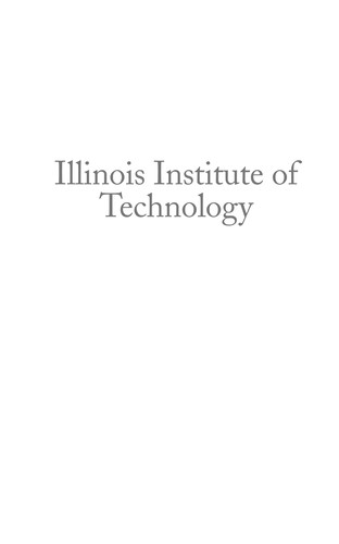 Cover for Illinois Institute of Technology