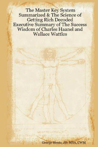 Cover for The Master Key System Summarized & The Science of Getting Rich Decoded - Executive Summary of The Success Wisdom of Charles Haanel and Wallace Wattles
