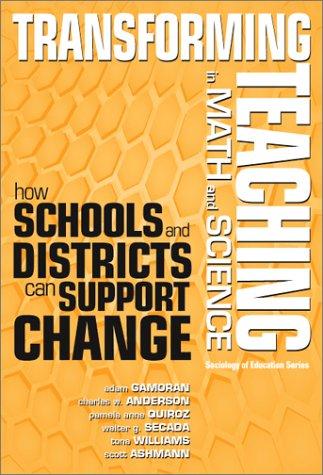 Cover for Transforming Teaching in Math and Science