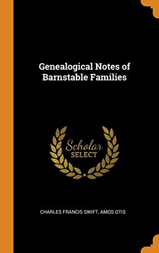 Cover for Genealogical Notes of Barnstable Families