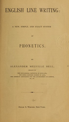Cover for English line writing