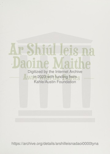 Cover for Ar Shiúl Leis Na Daoine Maithe = Away with the Fairies