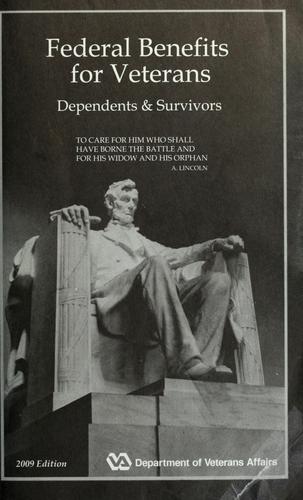Cover for Federal benefits for veterans, dependents and survivors