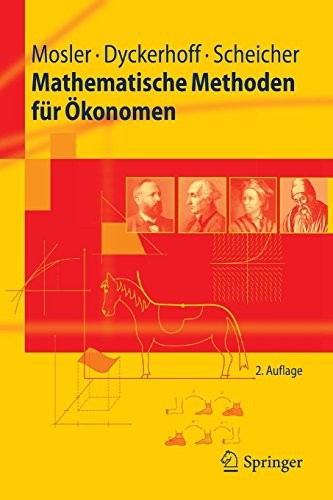 Cover for Mathematische Methoden für Ökonomen