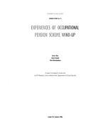 Cover for Experiences of occupational pension scheme wind-up