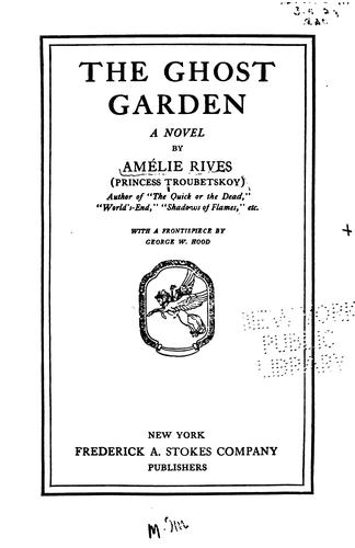 Cover for The ghost garden